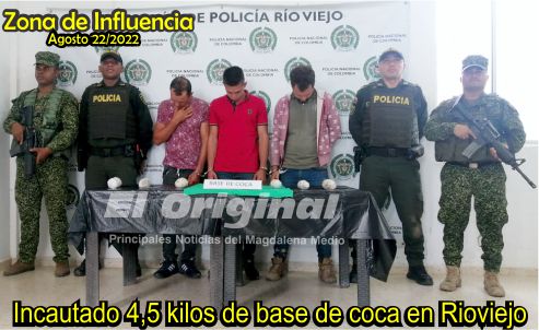 Incautan Kilos De Base De Coca En Rioviejo El Original