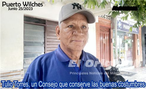 Tulio Torres un consejo para conservar la sociedad de Wilches.