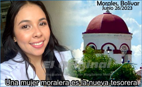 Una mujer moralera, es la nueva tesorera