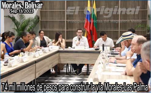 74 mil millones de pesos para construir la vía Morales-Las Palma