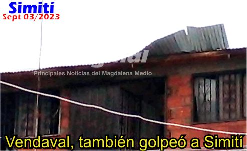 El coletazo del vendaval afectó a Simití