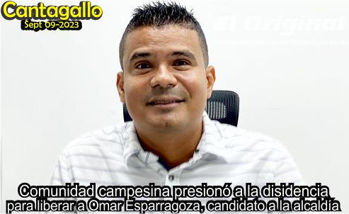 Presión de ciudadanos del campo, disidencia liberó al candidato del Partido Conservador de Cantagallo