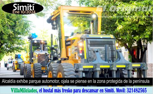 Las exhibiciones del parque automotor, sirva para construir un Jarillón que proteja a Simití.