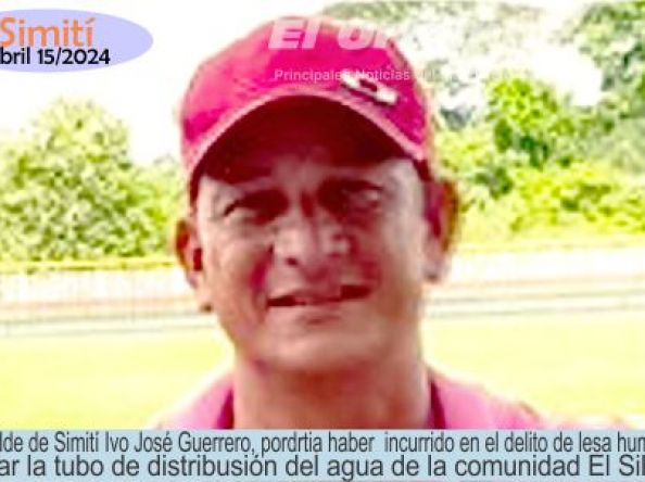 El exalcalde de Simití, Ivo José Guerrero, podría haber incurrido en un delito.